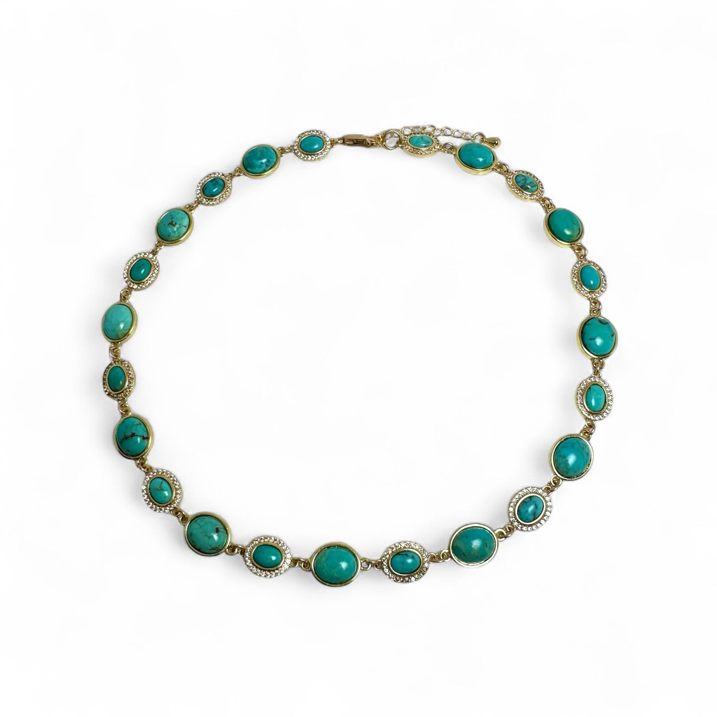 Turquoise & Caicos Choker Necklace