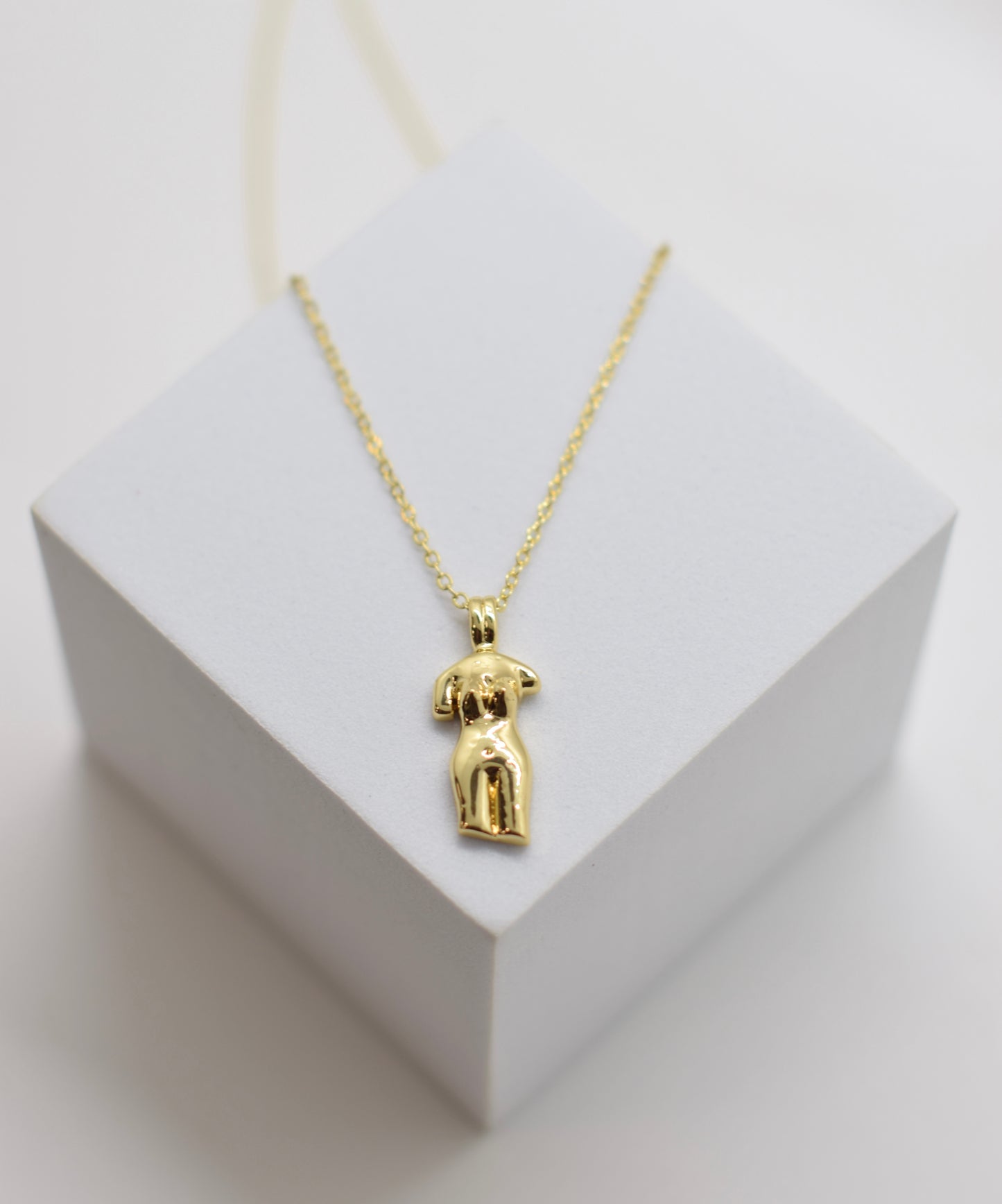 Female Silhouette Necklace