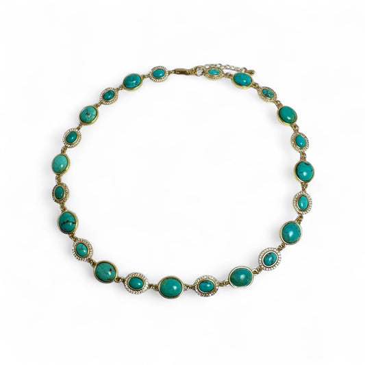 Turquoise & Caicos Choker Necklace