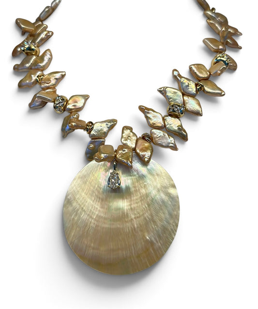 Calypso Pearl & Shell Necklace