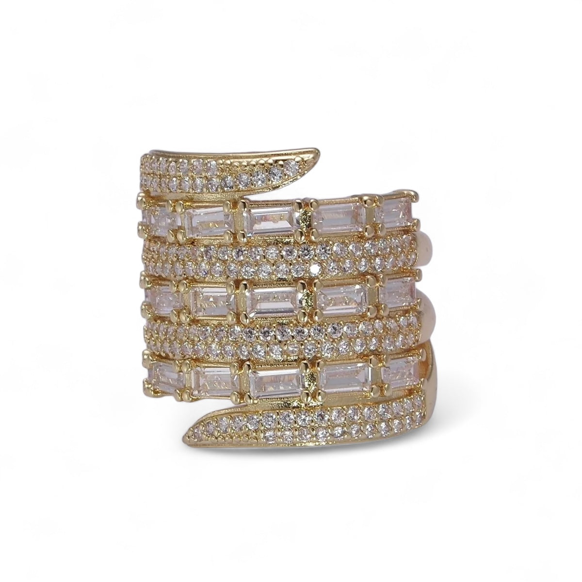 Chunky Stackable Baguette Ring
