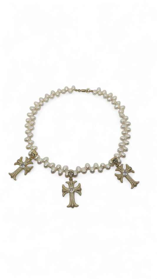“3 Way” Cross Necklace