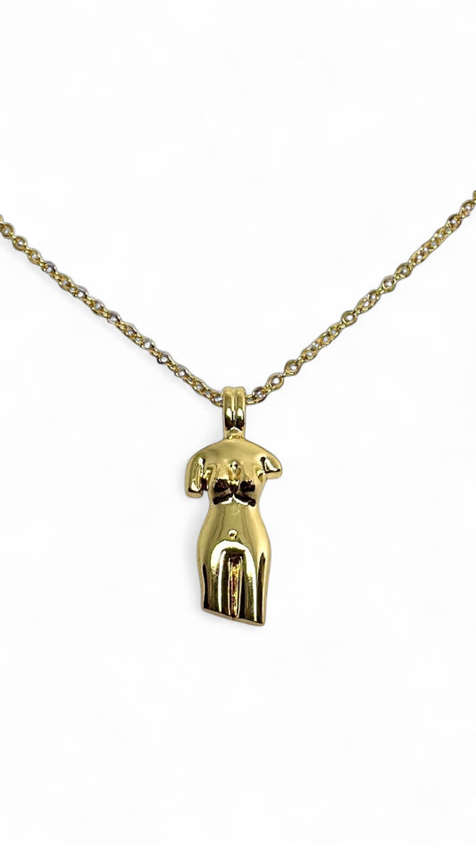 Female Silhouette Necklace
