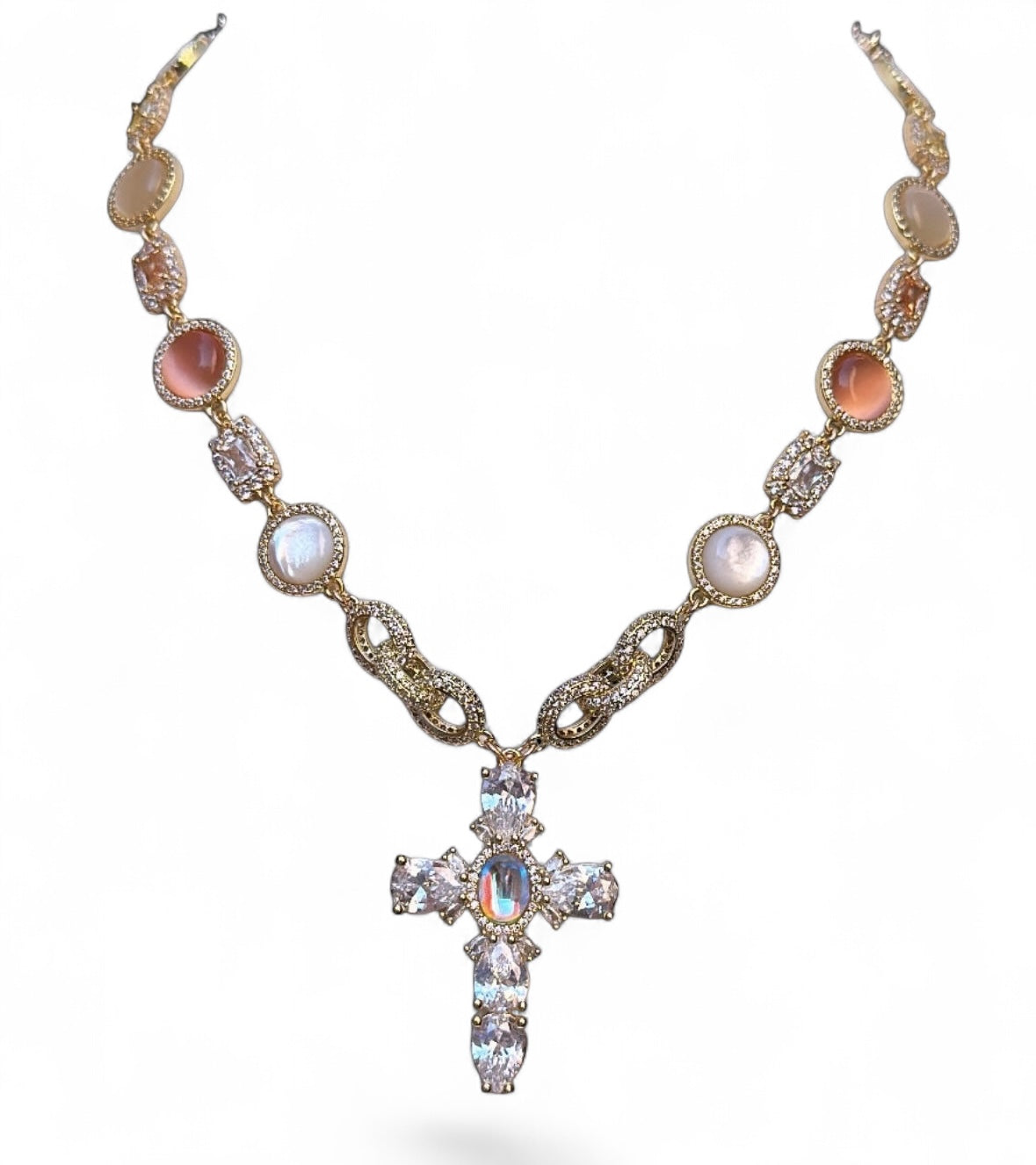 “Ethereal” Cross Necklace
