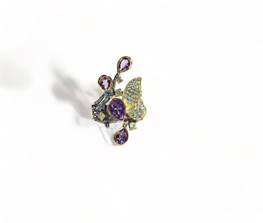 “Butterfly Effect” Ring (Amethyst)